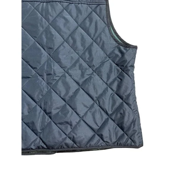 NWT Orvis Quilted Vest Full Zip Insulated Pockets Outdoor Black/Blue Men's Sz XL - Picture 7 of 10